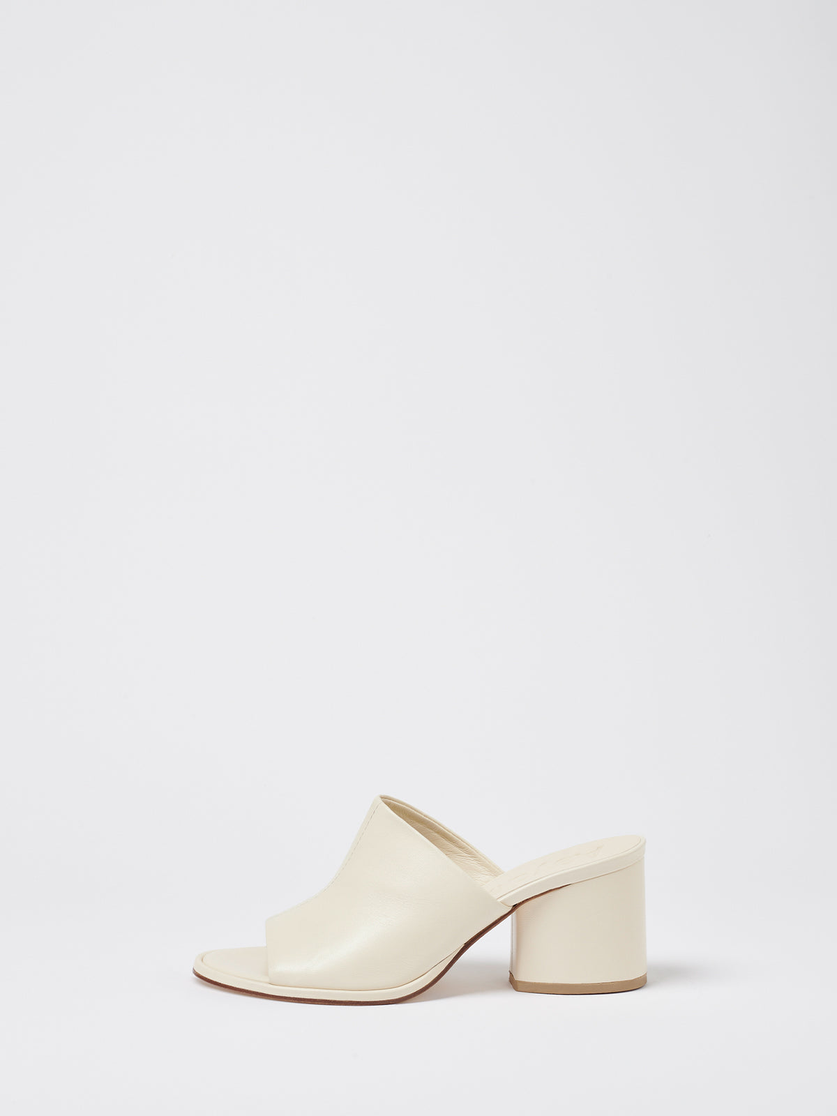 Aeyde | ELISE Creamy Leather Heeled Sandal