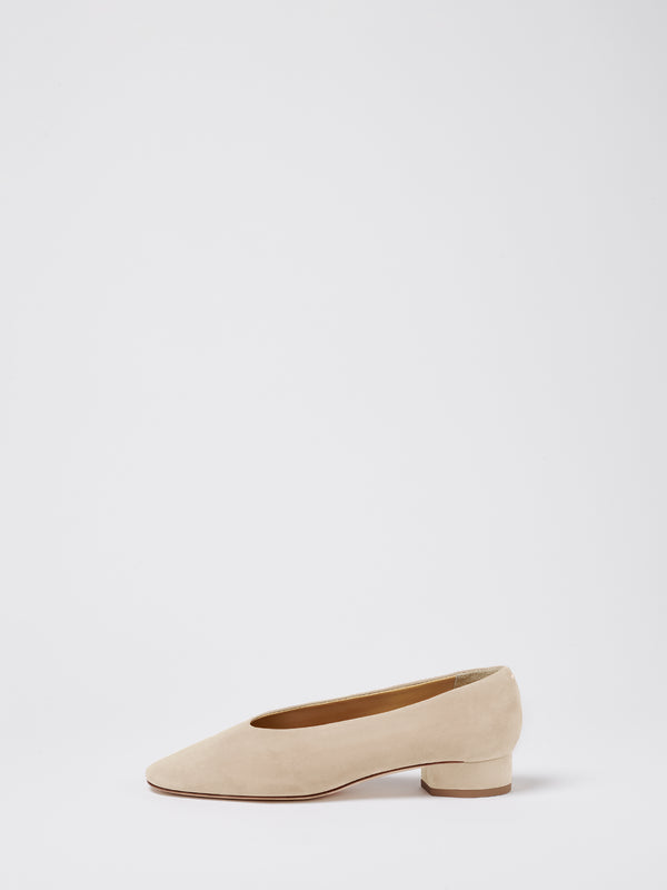 Aeyde | KIRSTEN Creamy Leather Flat