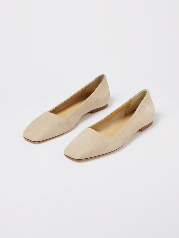 Aeyde | KIRSTEN Creamy Leather Flat