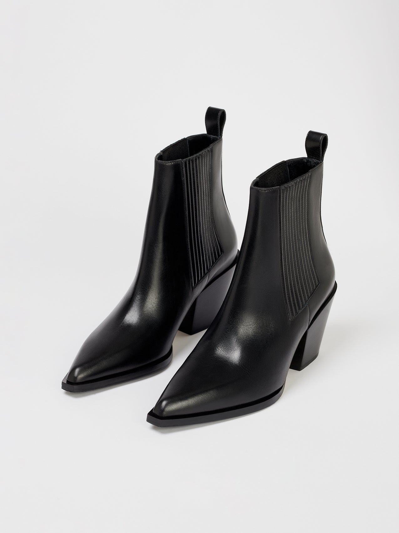 Aeyde | KATE Black Cowboy Boot