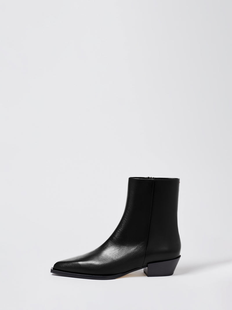 Aeyde | KATE Black Cowboy Boot